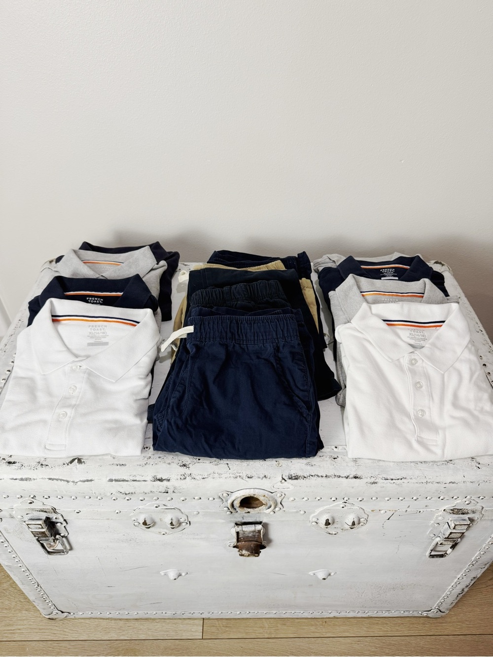 Boy’s School Uniform Bundle Size 14/16 XL French Toast/ Children’s Place Navy